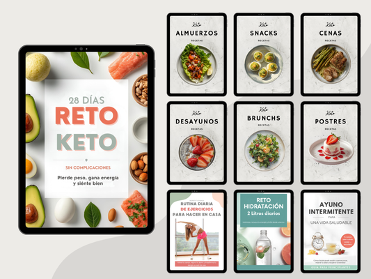 Tu nueva versión empieza hoy 🌞 Bajá kilos, ganá energía y aprendé a comer delicioso con el Reto Keto de 28 dias + 9 BONUS EXCLUSIVOS